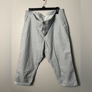 Seersucker Pants, Khakis by Gap Girlfriend Khakis, Baggy Fit